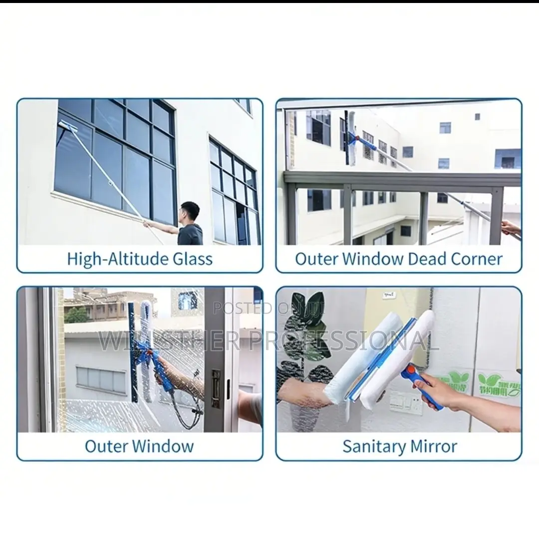Window Squeegee Scrubber