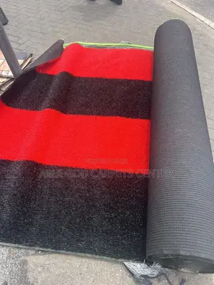 Two Colors Red and Black Astroturf