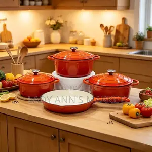 7 PCS Cast Iron Cookware