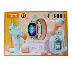 D96 Plus Smartwatch 3-in-1 Gift Set – 2.02" Hd Touch Screen –