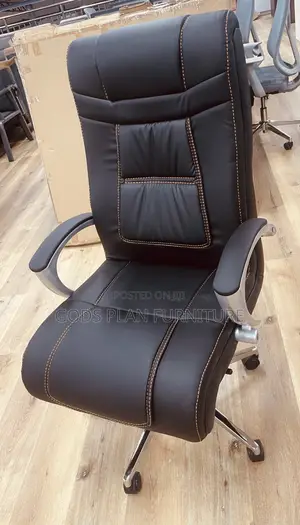 Swivel Leather Office Chair