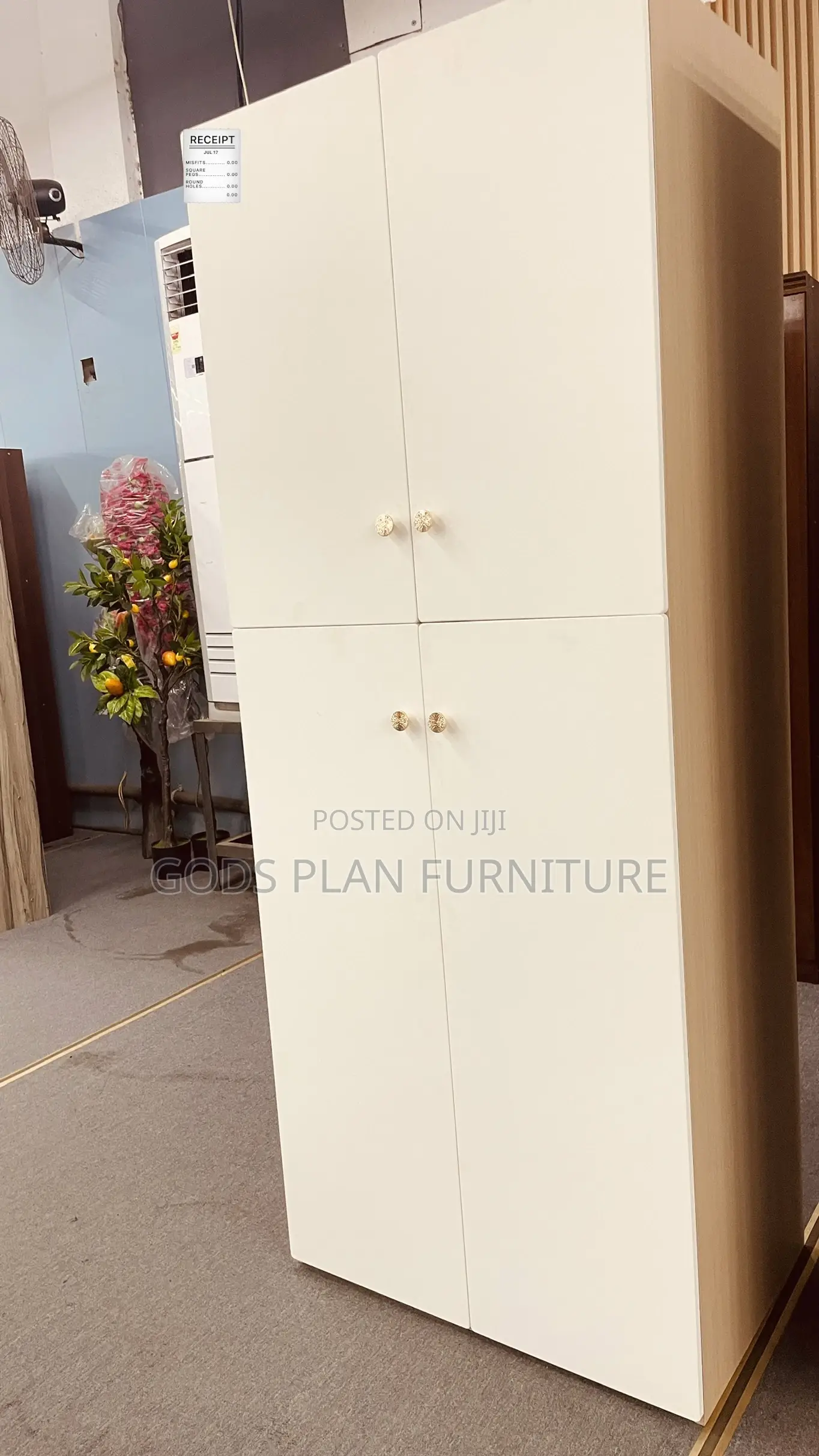 2 Doors Wardrobe ( Foreign Wood)