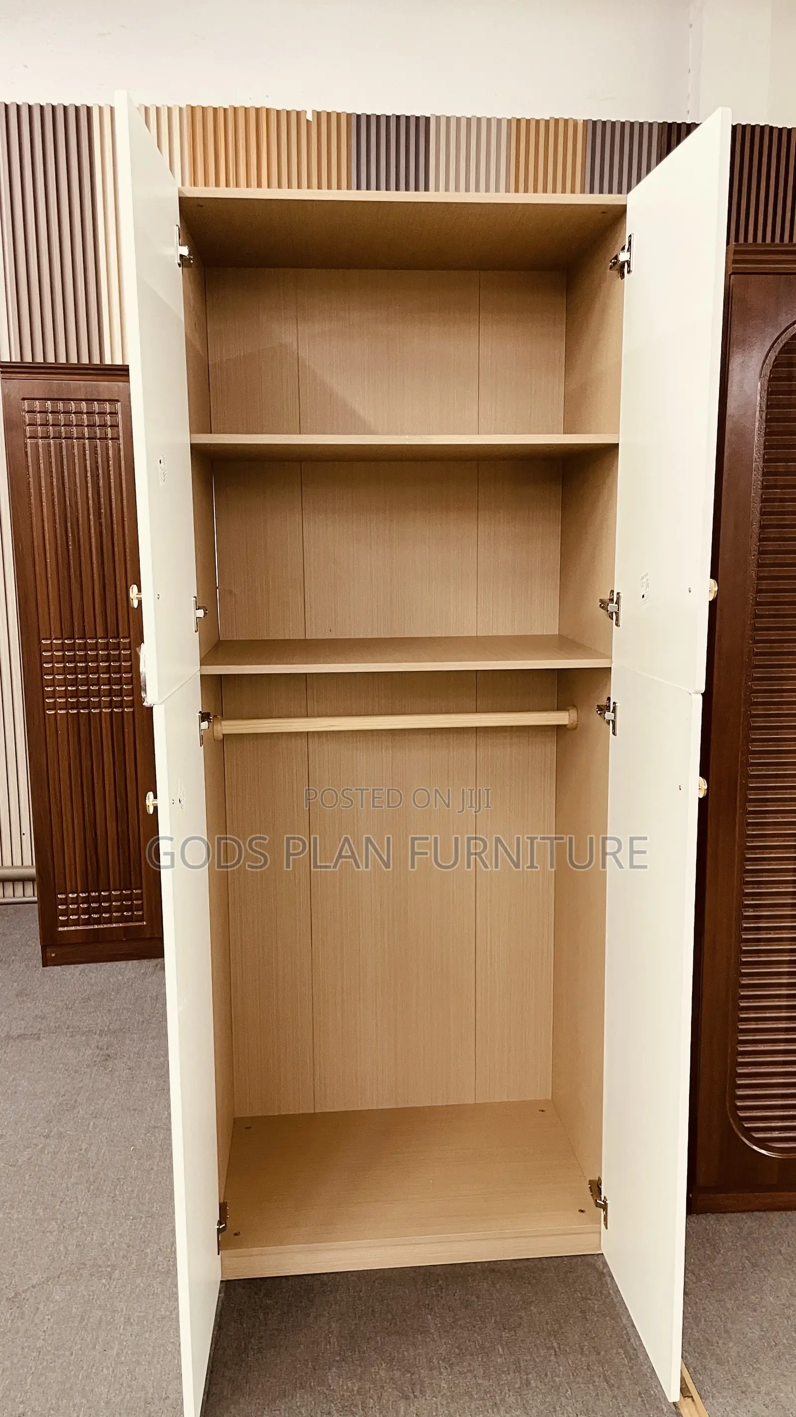 2 Doors Wardrobe ( Foreign Wood)