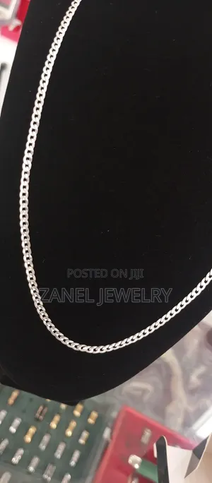 Real Silver Cuban Necklace