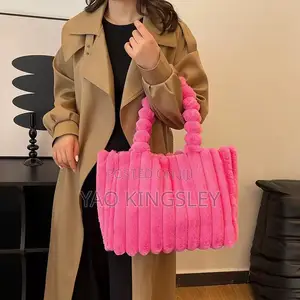 High Standard Luxury Fluffy Tote Bags