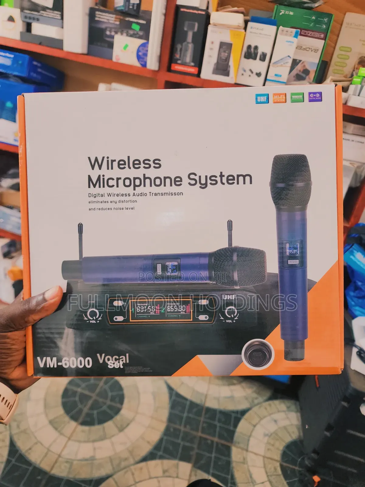 Rechargeable Wireless Microphone System 2 PCS
