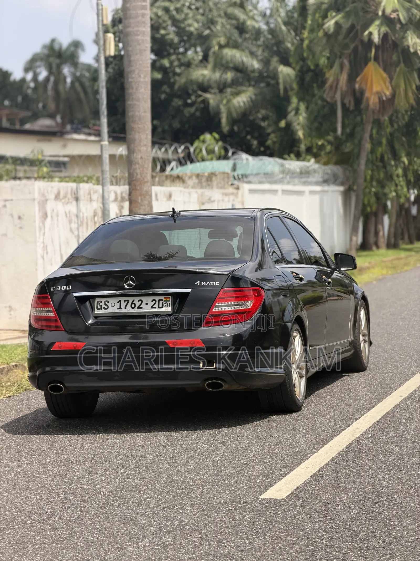 Mercedes-Benz C300 Sport 4Matic Sedan AWD (3.5L 6cyl 7A) 2014 Black