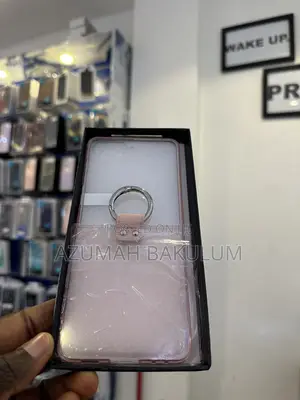 Samsung Galaxy Z Flip 7 Transparent Case With Ring Holder