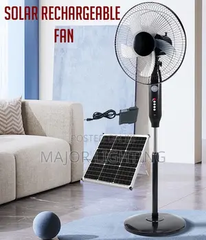 Rechargeable Fan With Solar