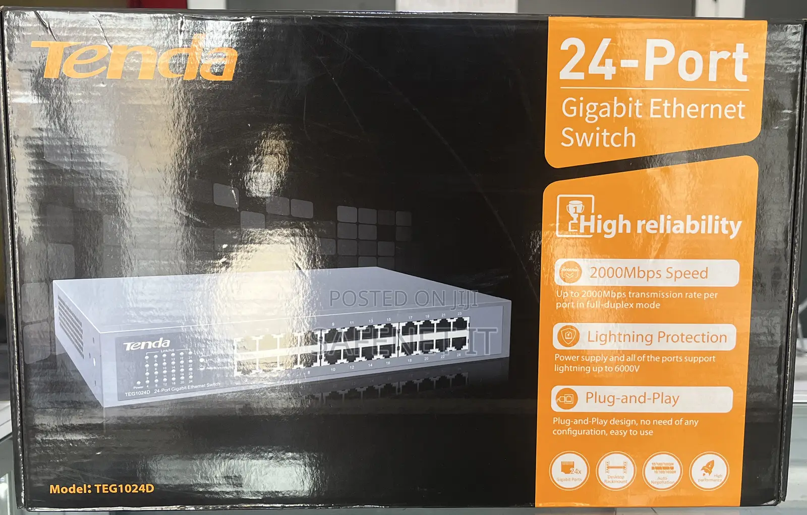 24 Port Gigabit Ethernet Switch Tenda