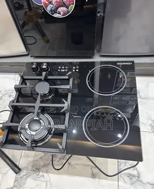 Unique Kenwood 60cm 2 Gas + 2 Electric Cooker(Tempered Glass)