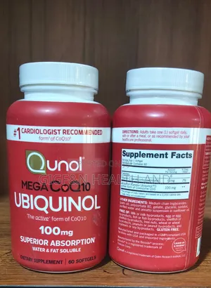 Mega Coq10 Ubiquinol, 100mg, 60 Softgel.