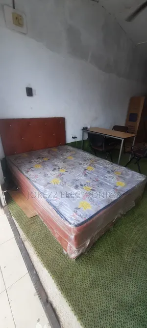 Original Complete Bed With Leather Covered