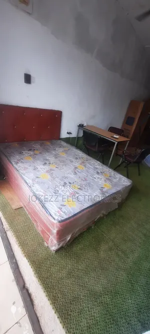 Original Complete Bed With Leather Covered