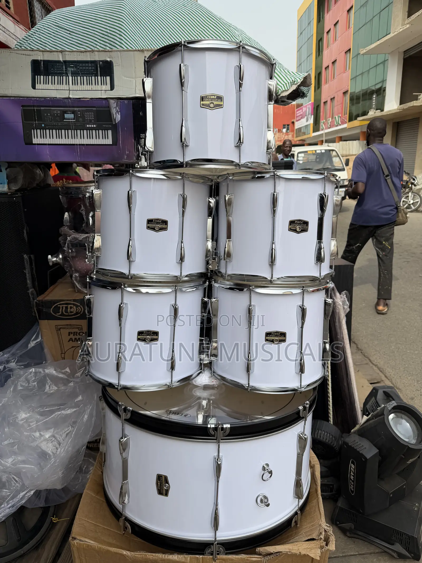 6-Piece Tama Imperialstar Marching Parade Drum Set F