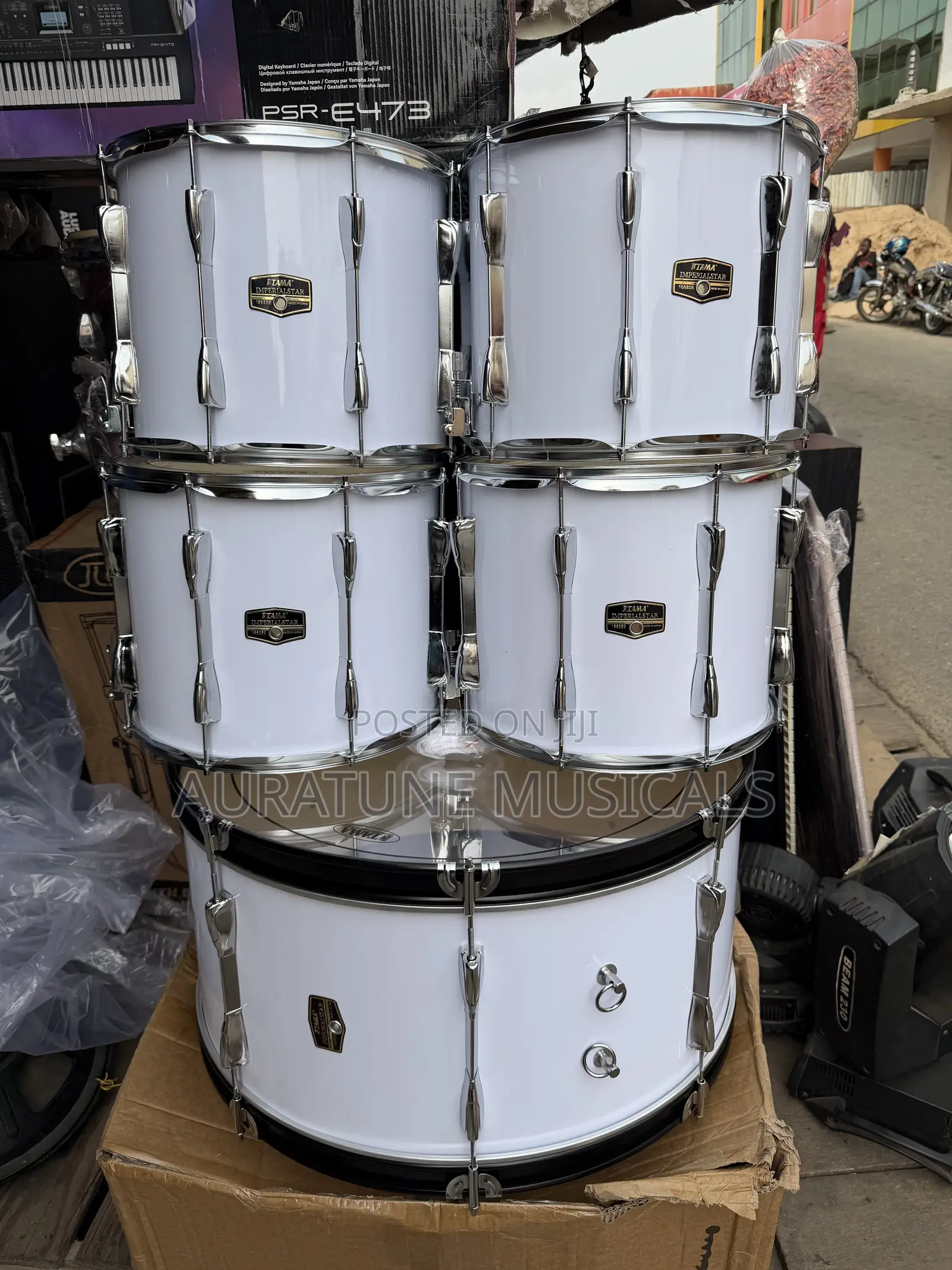 6-Piece Tama Imperialstar Marching Parade Drum Set F