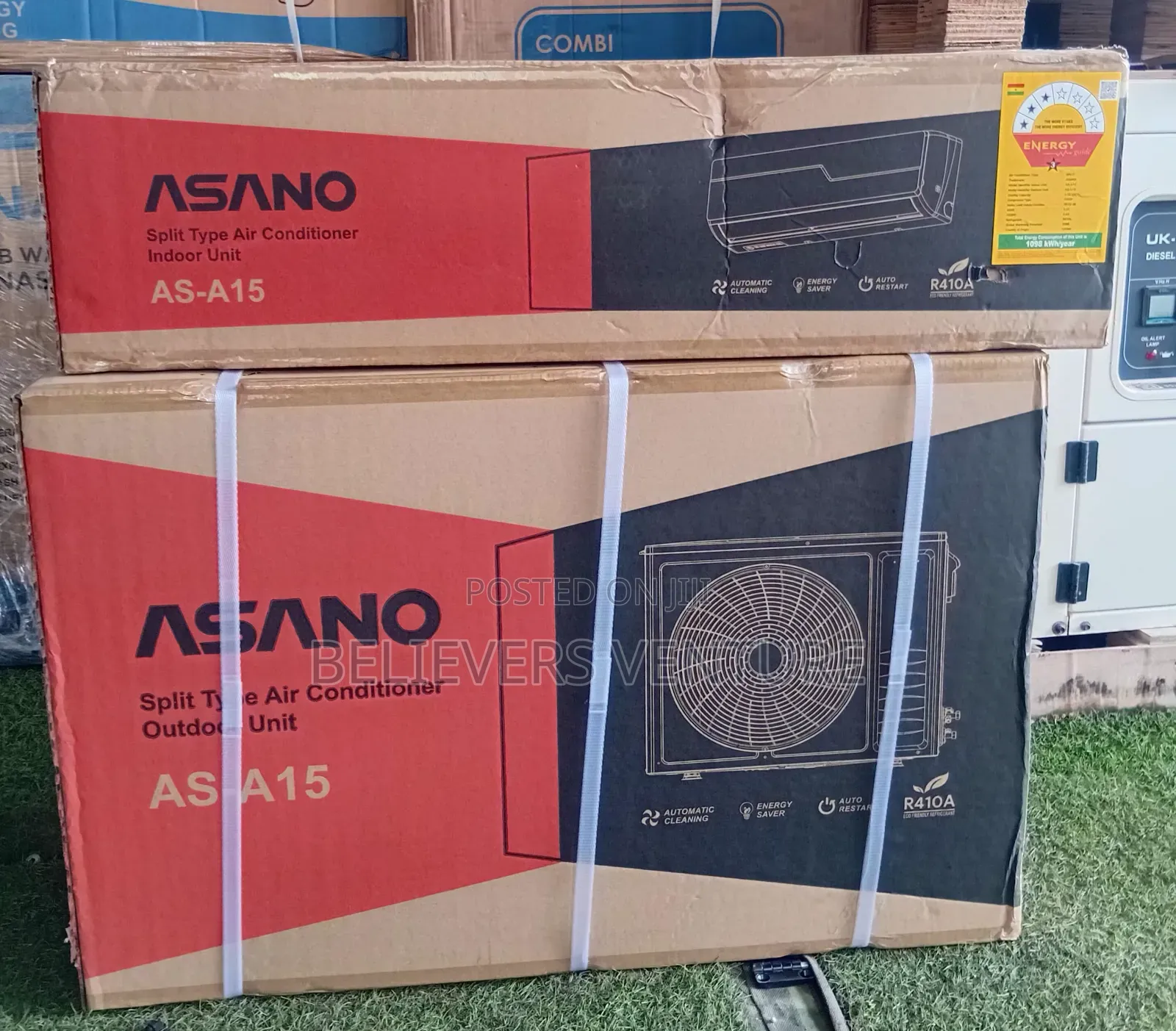 Asano 1.5hp Split Unit Air Conditioner – Low Noise Operation1.5hp Ac