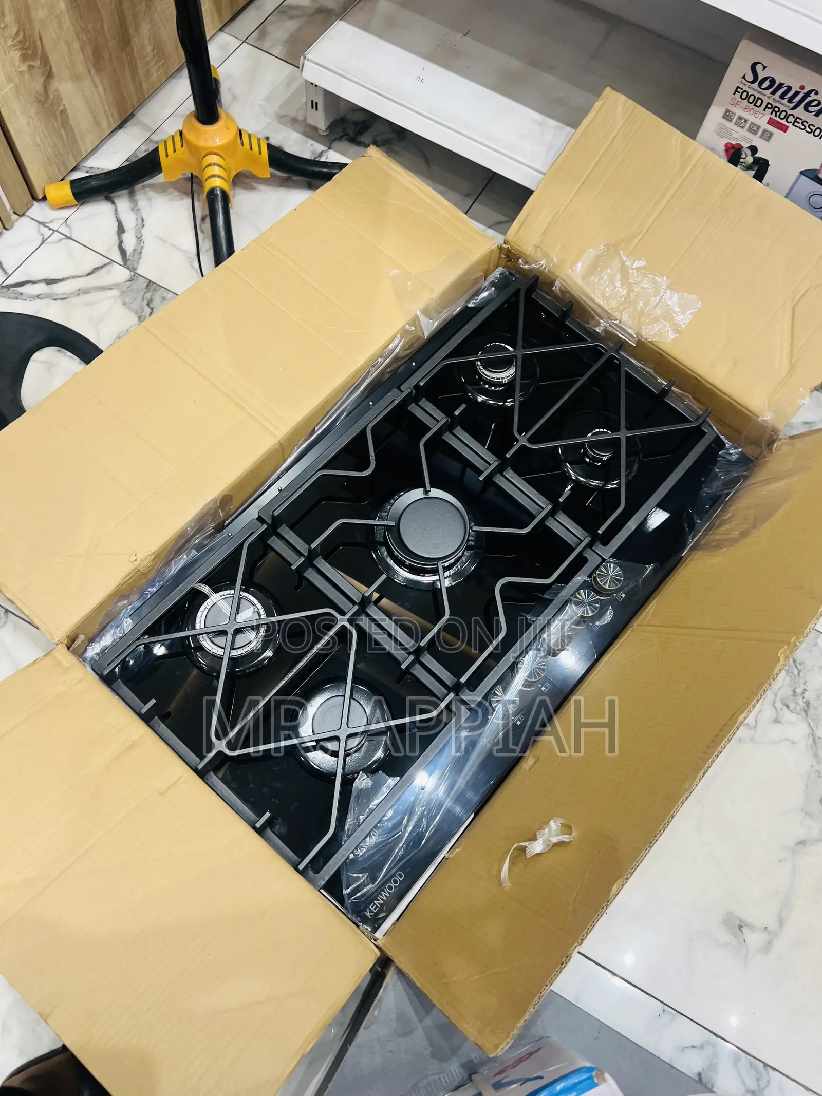 Order Authentic Kenwood 90cm Inbuilt Tempered Glass Hob(Black).