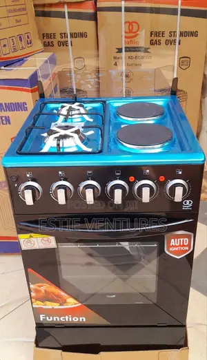 Two Electric Hotplates and Two Gas Burners.