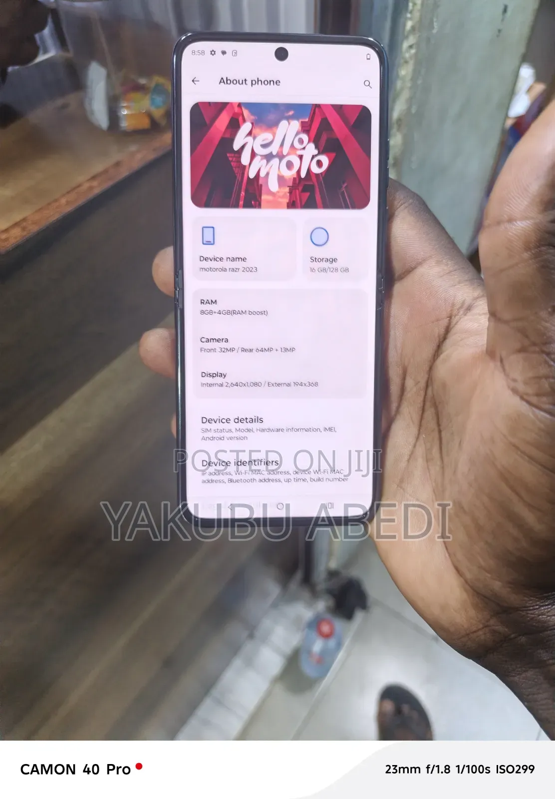 Motorola Razr 40 128 GB Gray