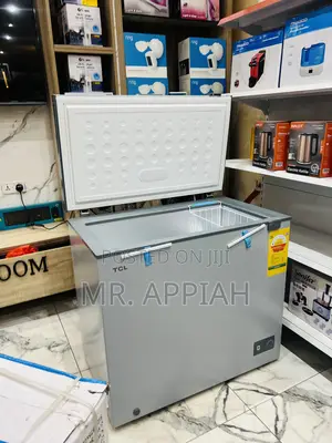 Single Door TCL 200liters Electric Chest Freezer(Gray) 