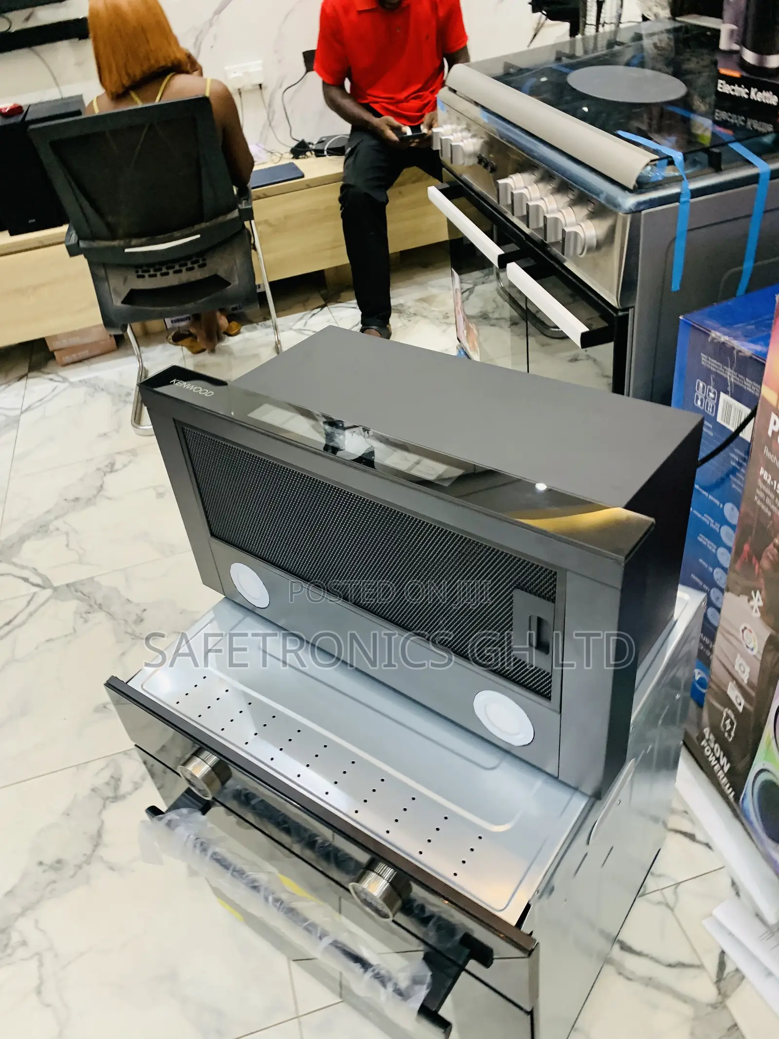 Authentic Black Kenwood 90cm Extractor (Range Hood).