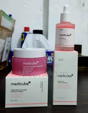 Medicube Pdrn Pink Collagen Capsule Cream And Peptide Serum