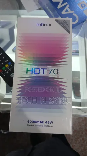 New Infinix Hot 70 256 GB Black