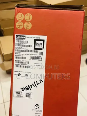 New Laptop Lenovo ThinkPad E16 Gen 3 16GB Intel Core Ultra 7 SSD 512GB
