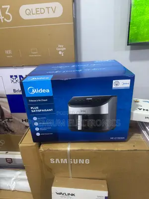 Midea 6ltr Digital Touch Control Air Fryer 1600w 70% Less Oil