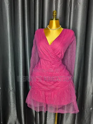 Hot Pink Dress for Plus Size Ladies