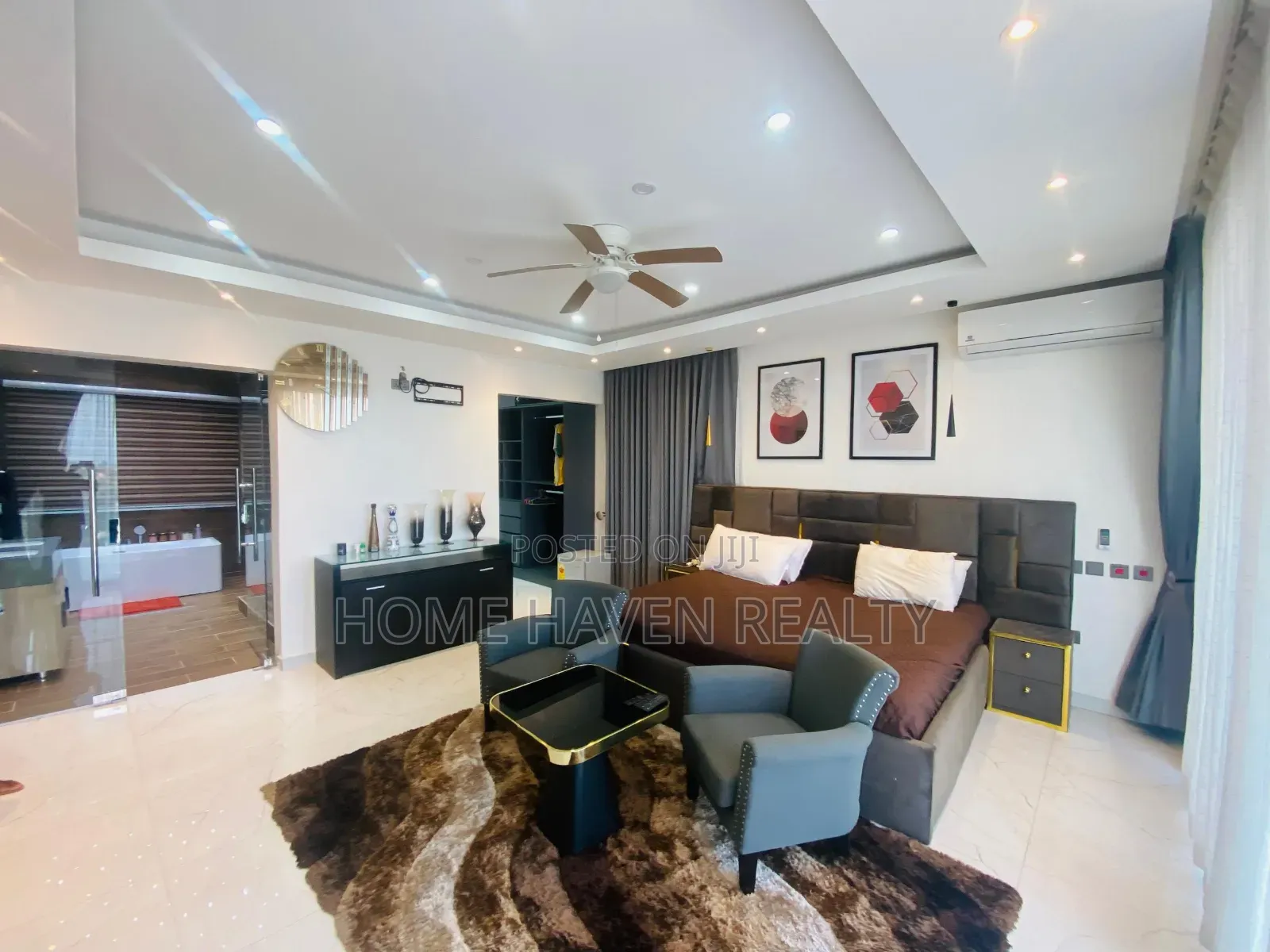 Furnished 3bdrm House in Krokrobite - New, West Hills Mall Area