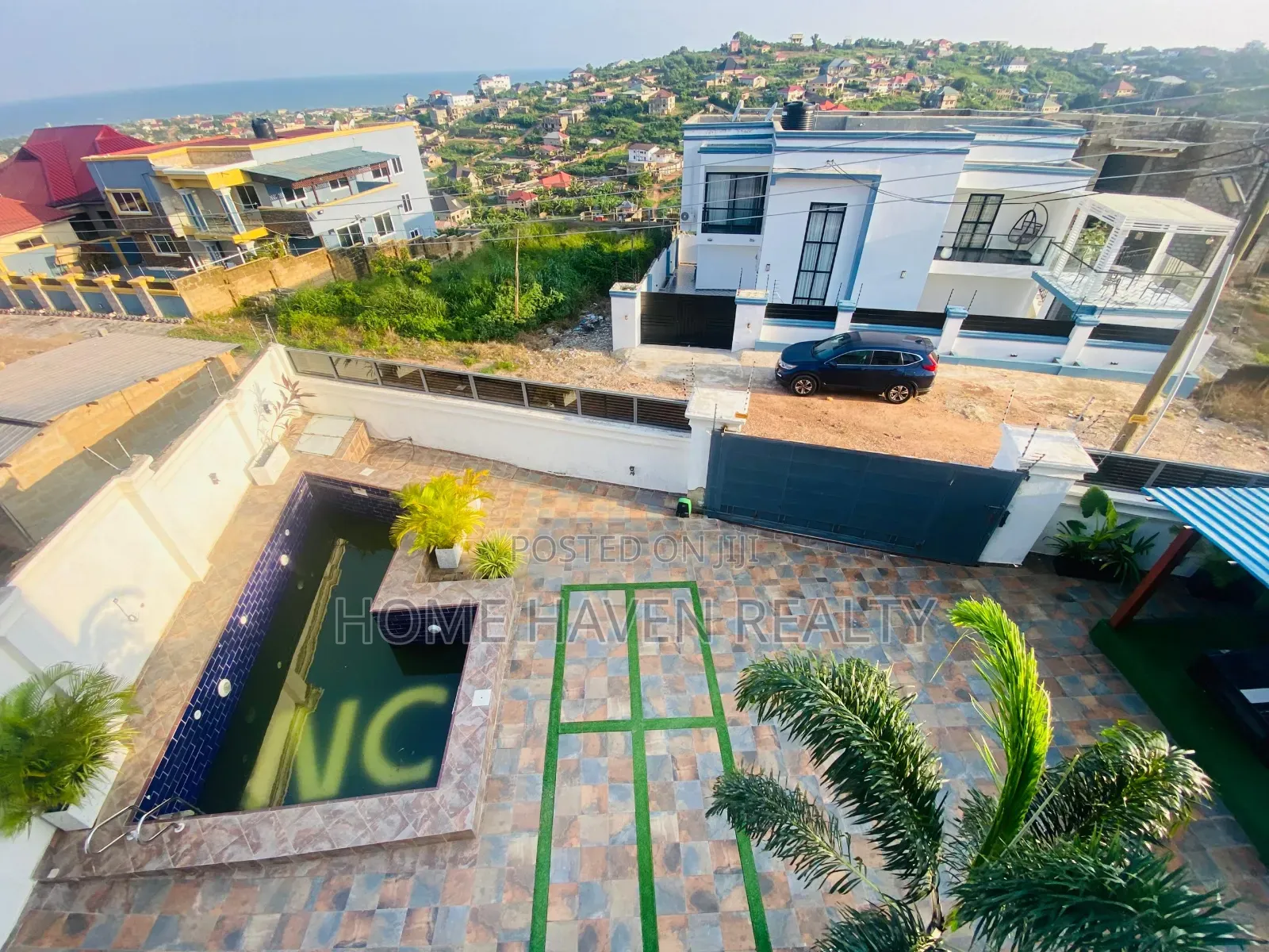Furnished 3bdrm House in Krokrobite - New, West Hills Mall Area