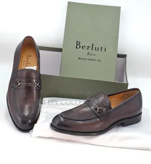Dark Brown Berluti Loafers