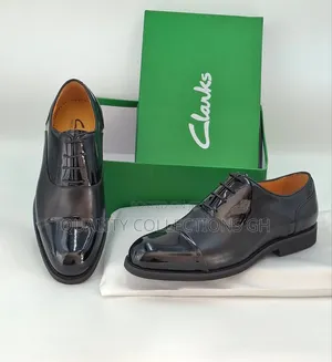 Clarks Patent Leather Oxford Shoe