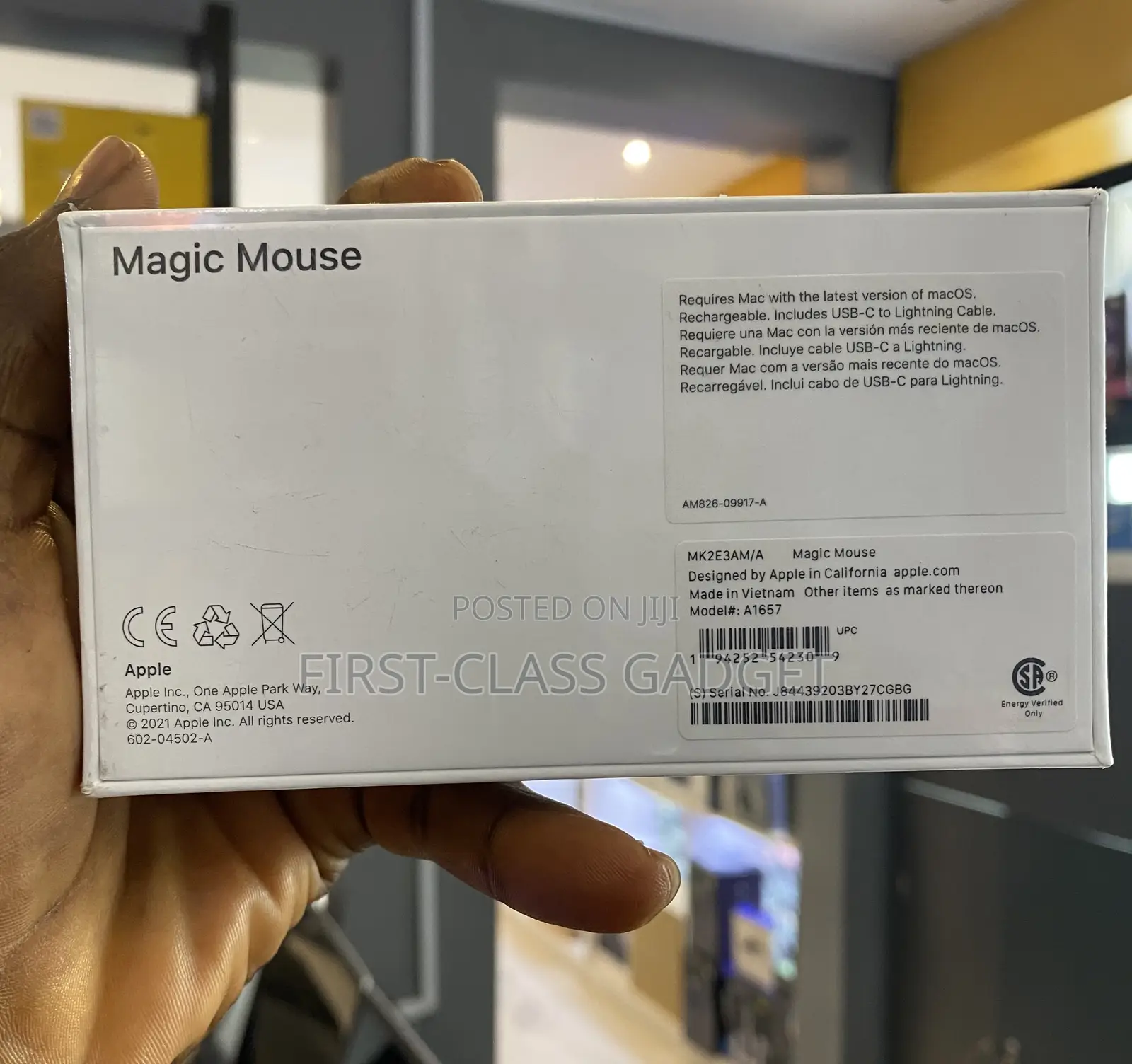 Apple Magic Mouse – Wireless Multi-Touch Mouse