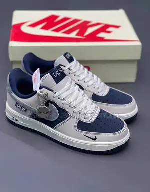 Luxury Navy Blue Designer Sneakers