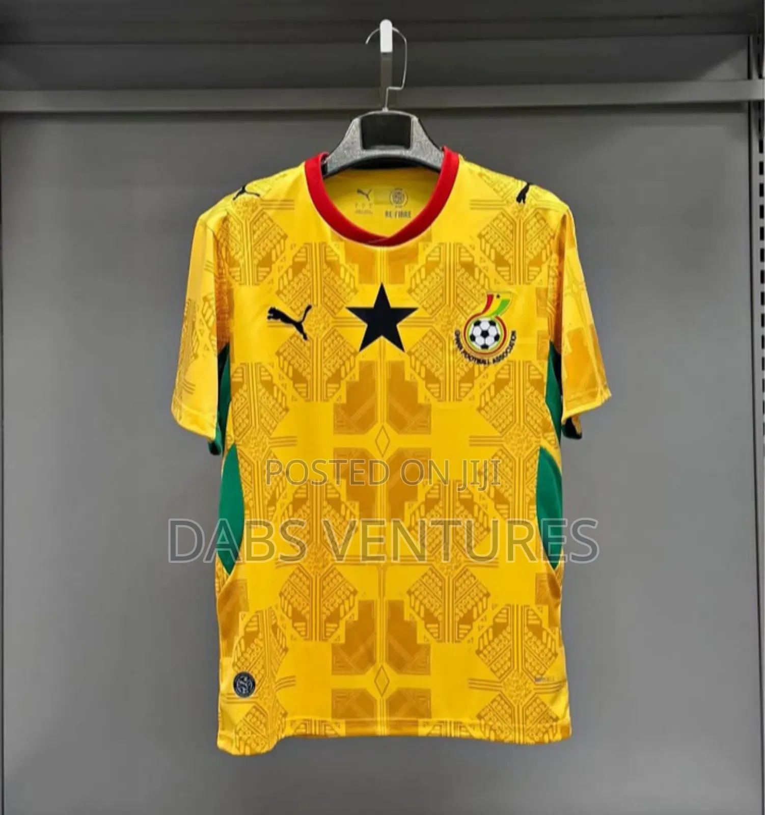 Ghana Jersey Tops. Available in All Sizes
