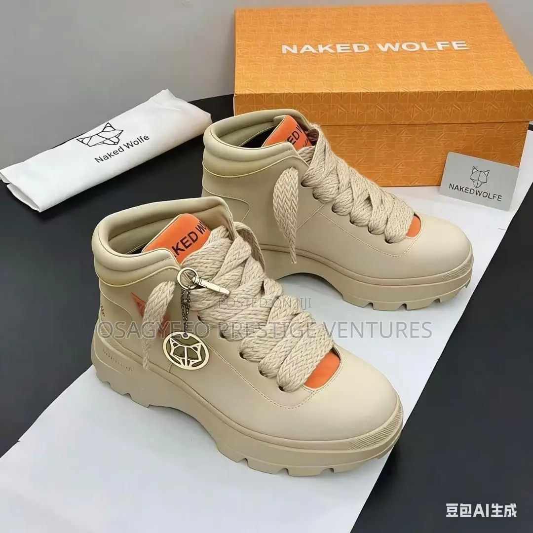 Premium Fashion Naked Wolfe Chunky Platform Boots