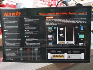 Tenda Wireless N300 Easy Setup Router/ Tenda F3