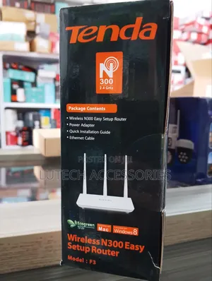 Tenda Wireless N300 Easy Setup Router/ Tenda F3