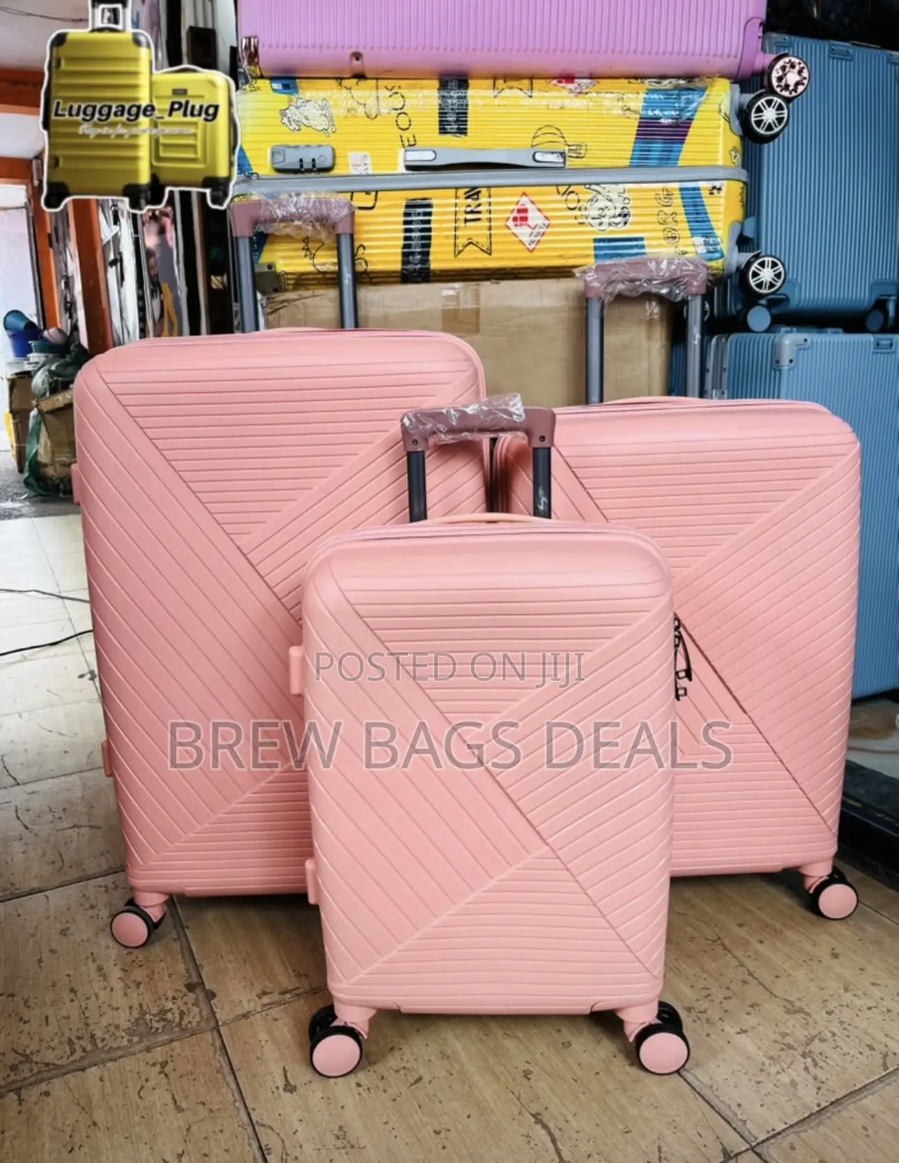 Quality Jony 3set Super Anticrack Fiber Unbreakable Traveling Bag.