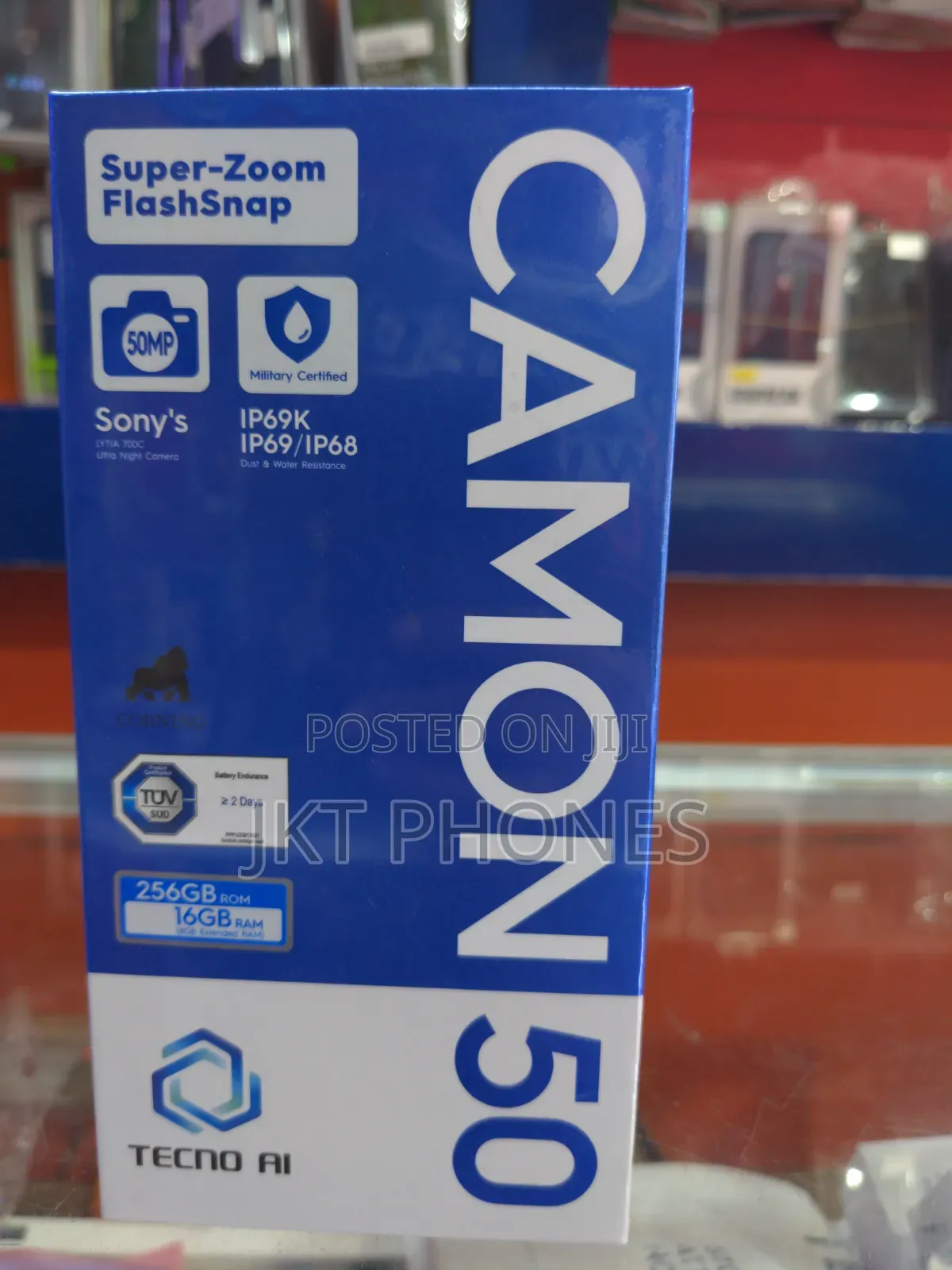New Tecno Camon 50 256 GB