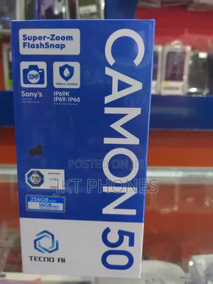 New Tecno Camon 50 256 GB