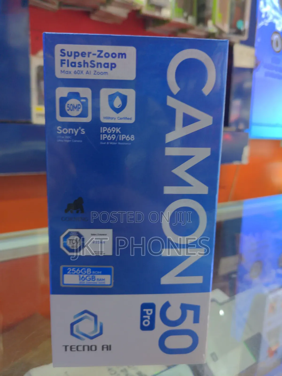 New Tecno Camon 50 Pro 256 GB Black