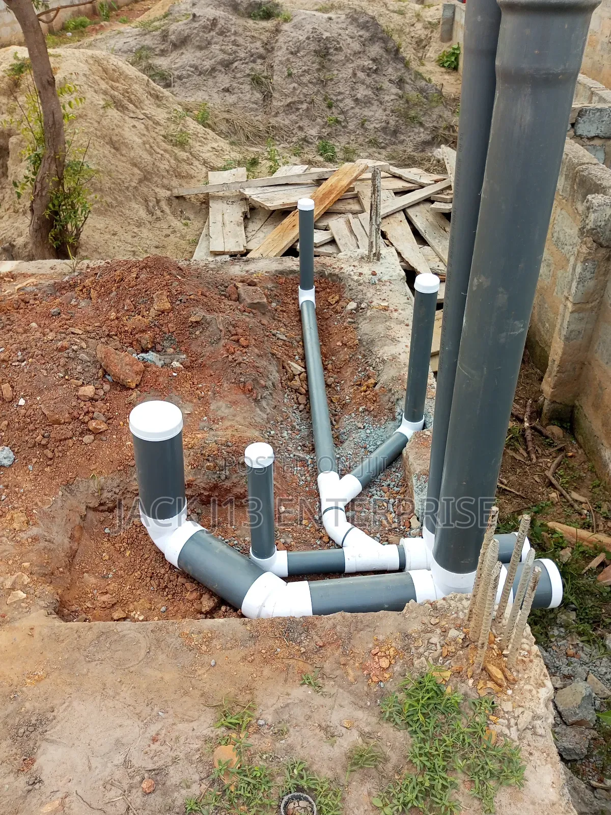 Installation of Sewage Pipes