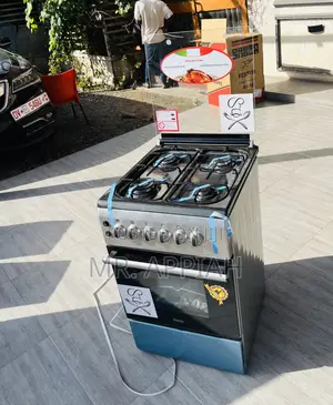 Check Out Ferre 50x60cm Glass Lid 4 Gas Burner With Grill 