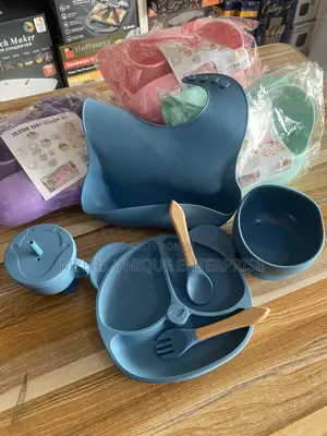 Perfect Gift,6pcs Silicone Feeding Set