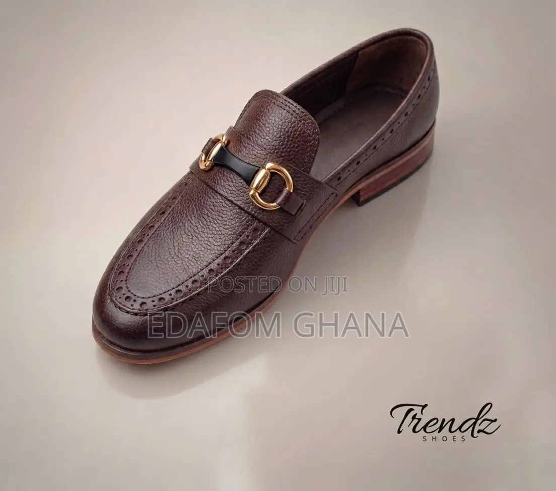 Coffee Brown Leather Shoe