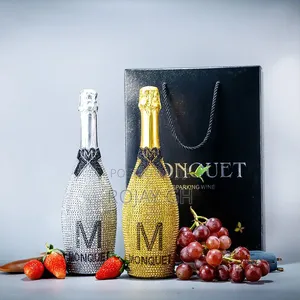 2 in 1 Monquet Sparkling Wine Bottles in Gift Box
